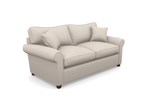 1 Waverley 3 Seater Sofa Bed in Two Tone Plain Biscuit